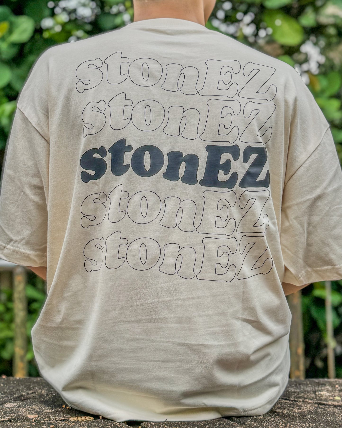 stonEZ Repeat Tee (Milky)